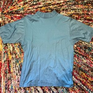 Men’s Dockers Tour Mock Neck Cotton Shirt Size M